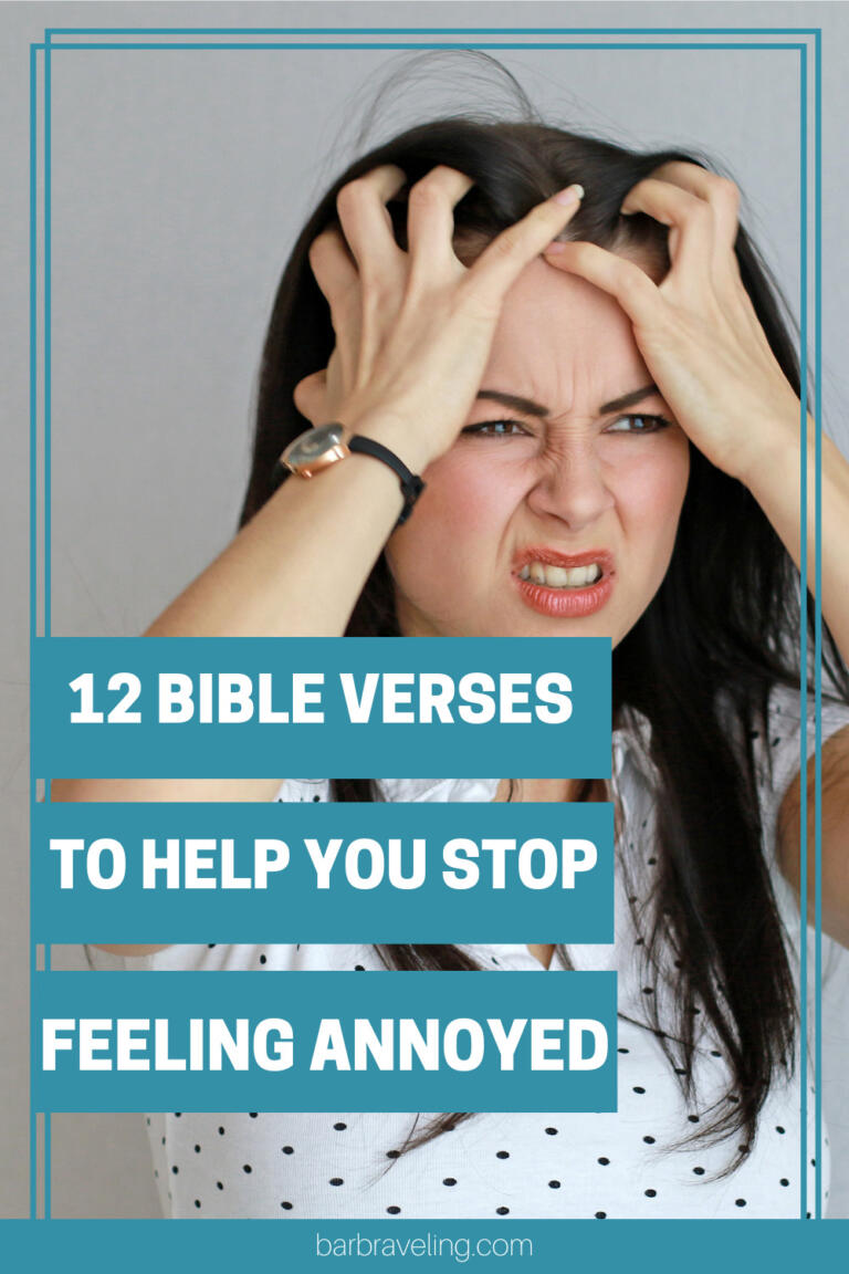 annoyed woman with hands in her hair | 12 Bible verses to help you stop feeling annoyed