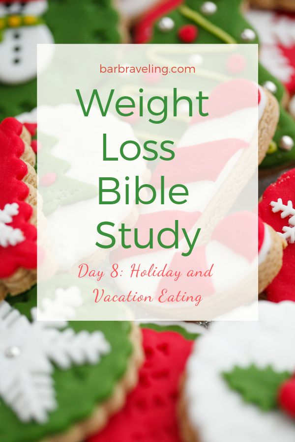 Do you find yourself eating too much and gaining weight during vacations and holidays? This weight loss Bible study will help!