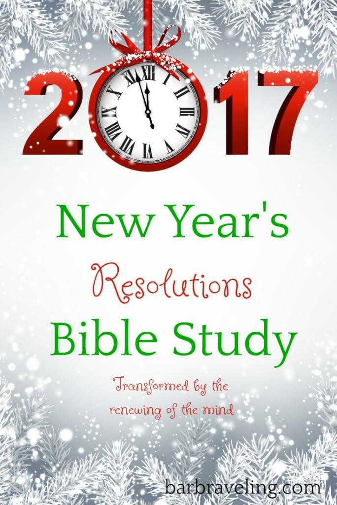 Need some help with your goals? Here's a New Year's Resolution Bible Study that will help!
