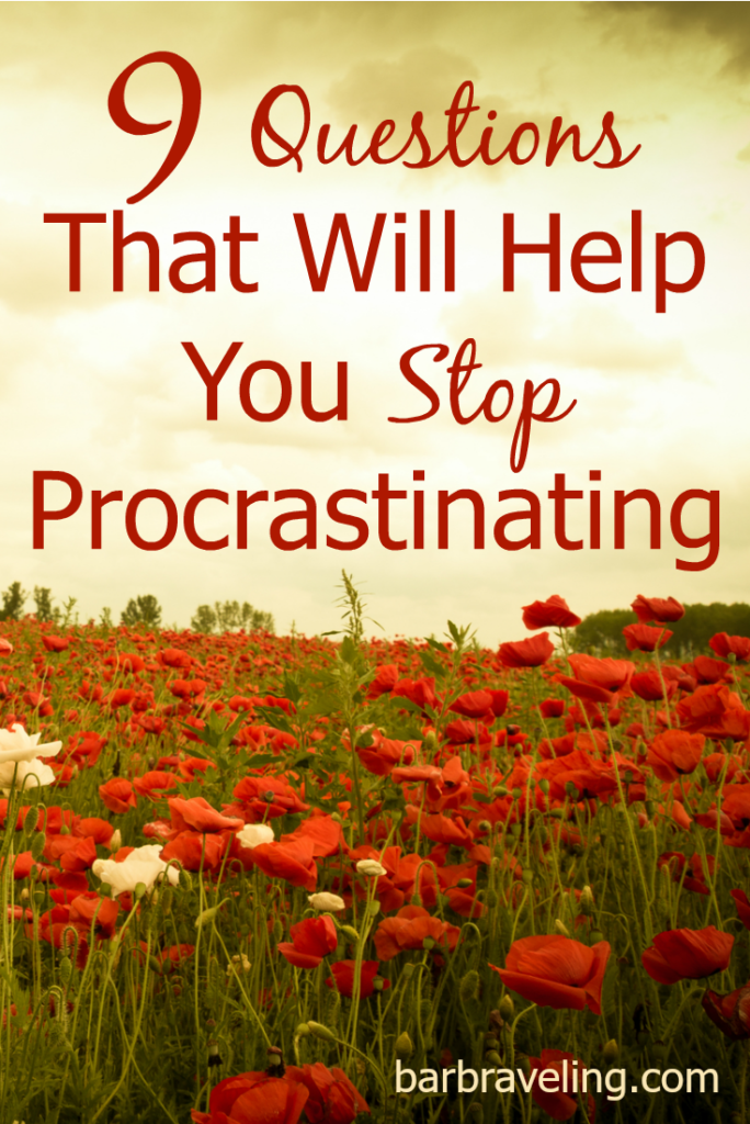 Sometimes you know that you should be working. But it's just so easy to procrastinate! Here are 9 questions that will help you stop procrastinating!