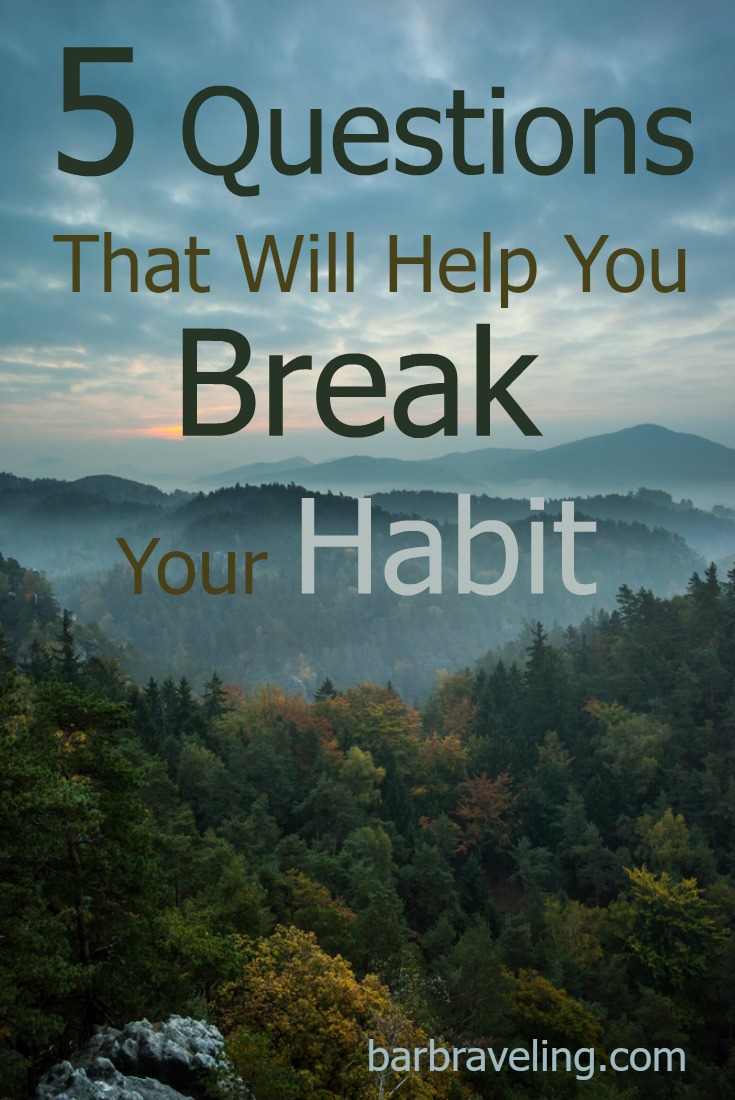 Do you ever feel like you want to break your habit, but you're not sure how? These 5 questions will help you talk the situations over with God and renew your mind so you can break free from your habit.