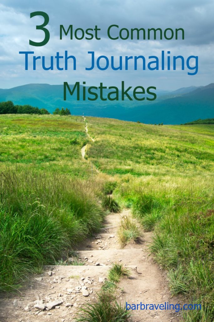 Truth journaling is a great way to renew your mind, but it can be hard to get started. Here are the 3 most common truth journaling mistakes.