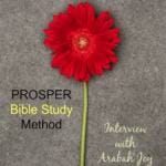 Ever feel like you'd like to get more out of your Bible Study? The PROSPER Bible Study method is a wonderful way to interact with Scripture and let it become a part of you.