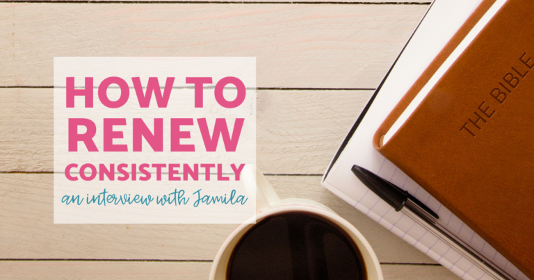 How to Renew Consistently
