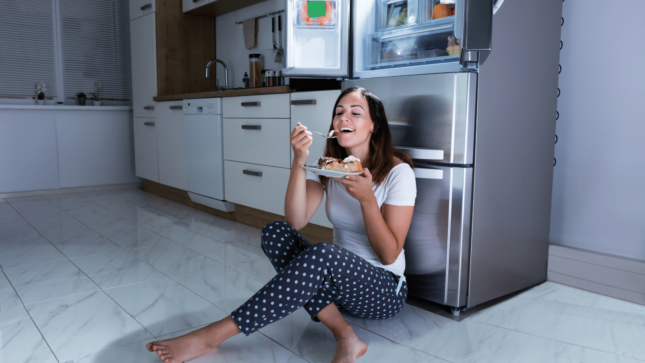 woman eating sweet foods | stop sugar cravings